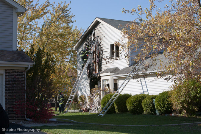 Lake Zurich house fire 11-1-11 Fries Drive